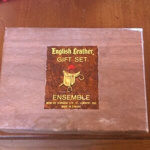 Vintage English Leather Gift Set